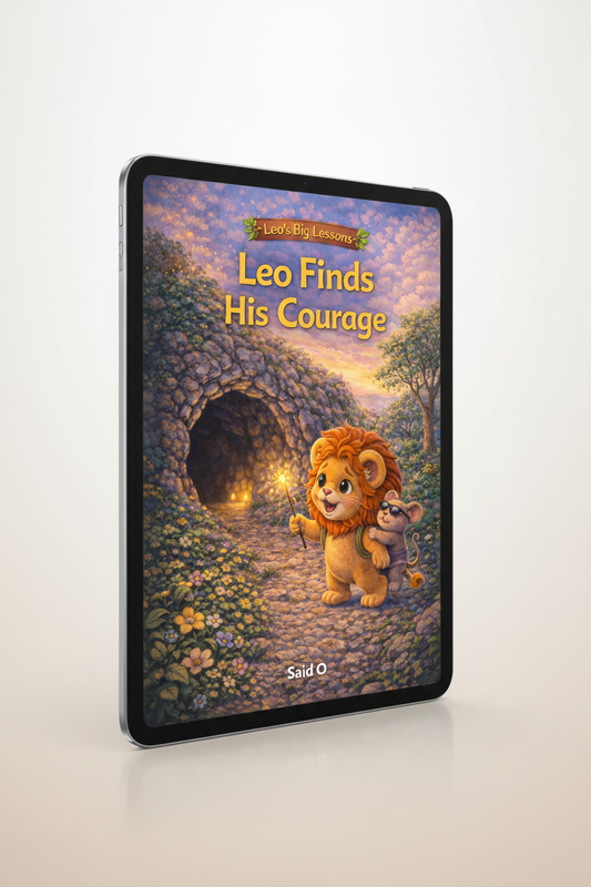 Leo Finds His Courage - iPad Mockup