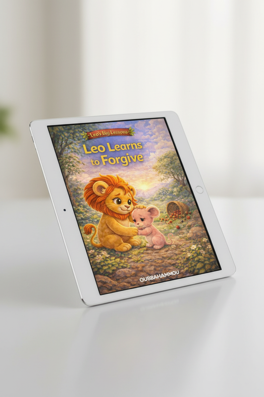 Leo Learns to Forgive - iPad Mockup